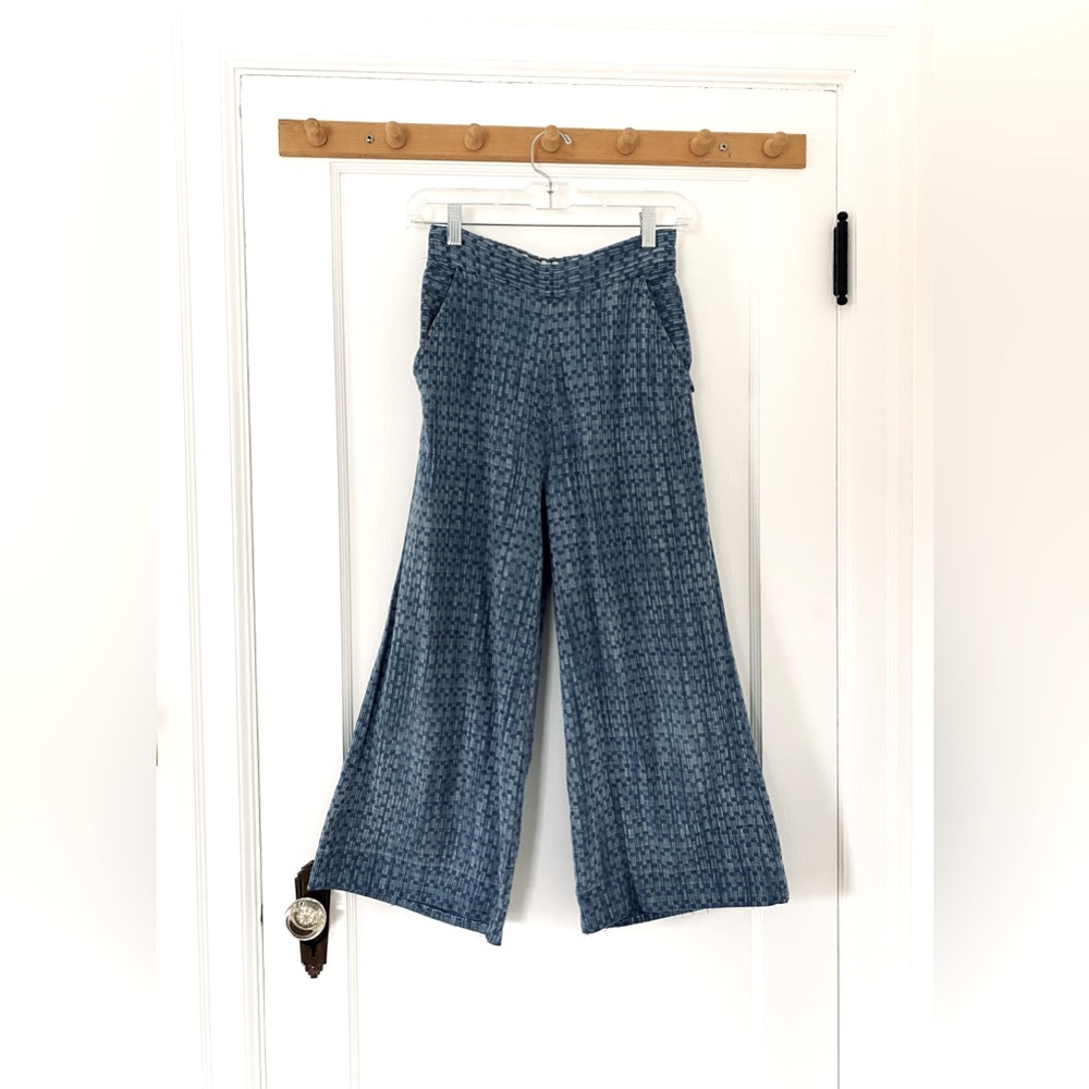 Ace & Jig blue crop pants xs